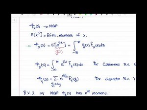 Moment Generating Function