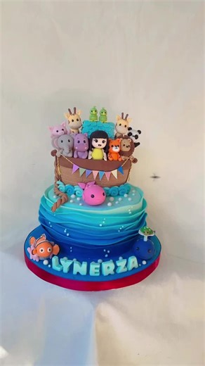 Animal Boat Cake #customcakesurabaya #bridalshower #bridalshowercupcake #kueultahsurabaya #birthdaycakesurabaya #cakeicing #fondantcake #customcake #customcupcake #cakeideas #animalcake