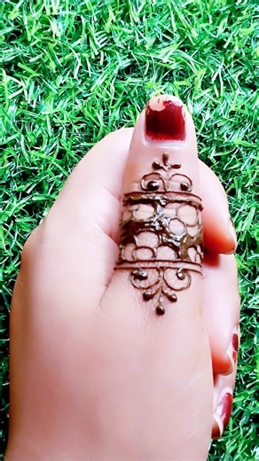 beautiful finger mehndi design l simple mehndi design l easy henna design l stylish mehndi design