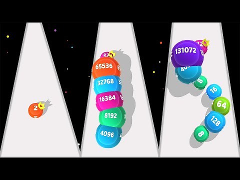 2048 Snake 3D (NEW UPDATED) Unlock 131072 | Part 3 - 2048 Balls Merge World Record