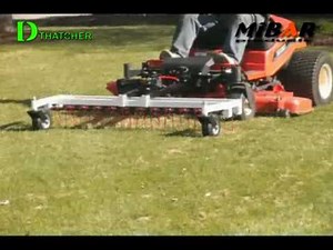 ztr dethatcher available for most zero turn mower