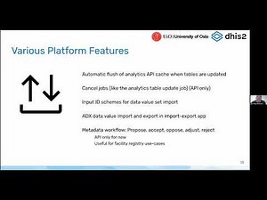 DHIS2 v2.38 Platform: Various features