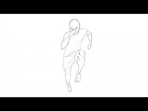 Front Facing Run Cycle Animation