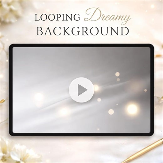 Abstract Light Bokeh Video Loop | Seamless Animated Background | Soft Light, Ambient Bokeh, Looping Video for Edits & Slideshows - Etsy