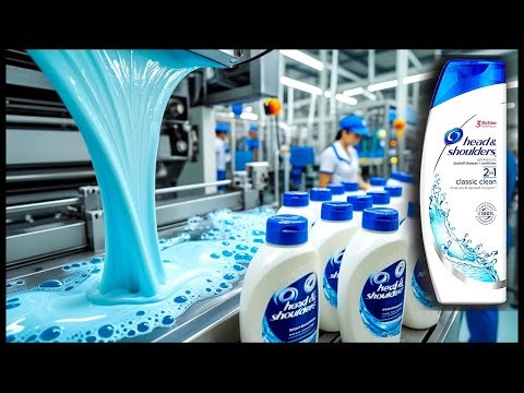 The Science of Suds Inside a Modern Shampoo Production Line How shampoo is made in factory