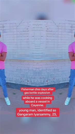 The young man, identified as Gangaram Iyarsammy, 25, hailed from 75 Free Yard, Port Mourant, Berbice. His mother, Koolcoomarie (only name given), told reporters that her son was in French Guiana for work. She recalled that he returned home last November for his sister’s wedding. Koolcoomarie explained that Gangaram spent the Christmas holidays with her before returning to Cayenne on January 20, 2026, to sort out some paperwork. Upon his arrival, he went inside the fishing boat and ignited a gas 