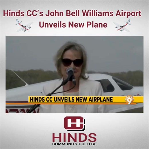 Hinds Community College is excited to have a new Piper 100i aircraft to train aviation students as pilots. Senator Hyde-Smith submitted a congressionally directed spending request to assist Hinds CC with meeting the growing demand for aviation professionals. The impact of the benefits for Hinds CC students is extraordinary! For more information on the aviation technology program, visit https://www.hindscc.edu/pathways/acmt/aviation-technology or call 1-800-Hinds CC. | Hinds Community College