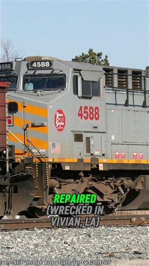 Repaired and scrapped KCS locomotives #shorts #train #youtubeshorts #youtubeshorts #shortsfeed #kcs