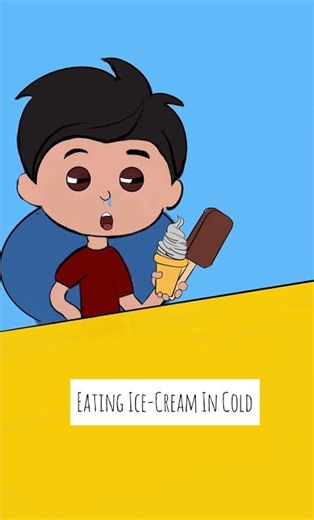ice-cream in winter😂😂 #howtomakechocolateathome #animation #funny #icecream #animationmeme