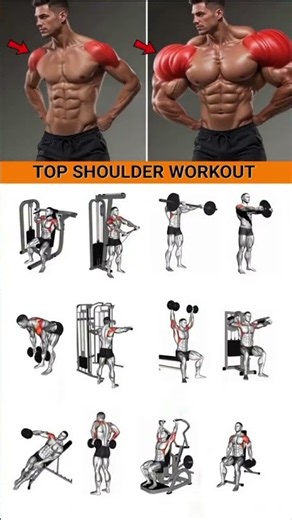 Top Shoulder Workout 🔥 | Build Bigger, Wider & Stronger Shoulders