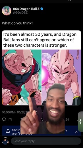 (Ultimate Gohan Absorbed)Super Buu vs Kid Buu??🙋🏾‍♂️🩷Comment Your Opinion #dbz #dbzfan