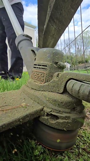 How to run a string trimmer like a gangster. 🤣 #weedeater