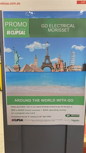 SPEND & WIN! 🤑🤑 Our @clipsalhome @schneiderelectric_au Promo has been a massive hit so far! Dont forget to come and enter 😎 It's as simple as spending $250 gst on Clipsal Schneider Products and you're in the running! Drop in or give us a call today 9 Brodie St Morisset 02 4046 6741 | GO Electrical Morisset