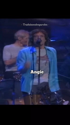 Traduisons les paroles on Instagram: "The Rolling Stones - Angie (1973) #angie #rollingstones #traduction_song #traduction #traductionfr #traductionfrancaise #concert"