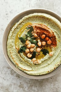 Ultra-Creamy Chickpea Hummus with Herbs
