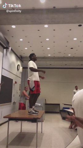 The whole football team was feelin it #makeitawesome #college #singing