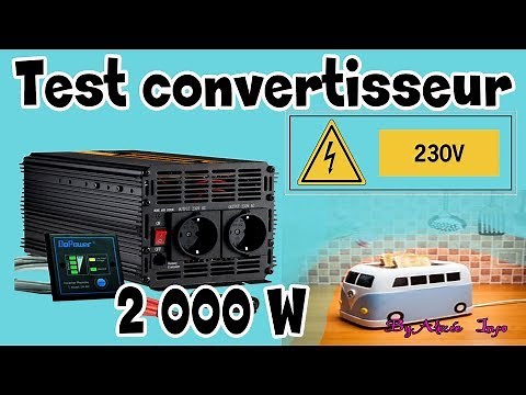 convertisseur 2000w 12 en 230 volts