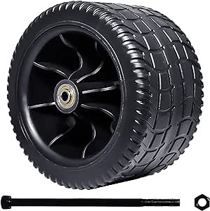 Collapsible Folding Wagon Wheels, Black