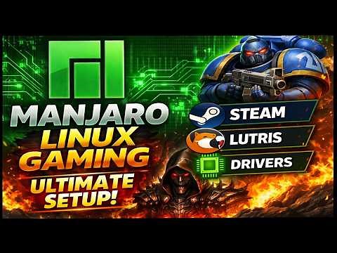 How to Set Up Manjaro Linux for Gaming (Steam, Lutris, Drivers & Kernels)