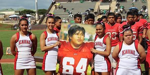 Kauai High Red Raiders honor life of former athlete by retiring jersey 64