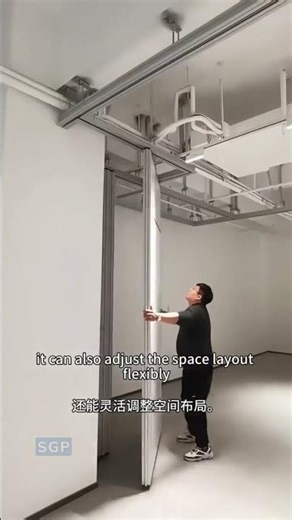 You want to divide the room using movable partitions.