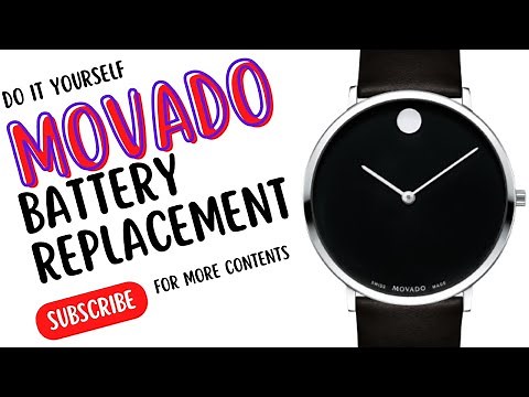 Movado Watch | Watch Battery | Battery Replacement | DIY