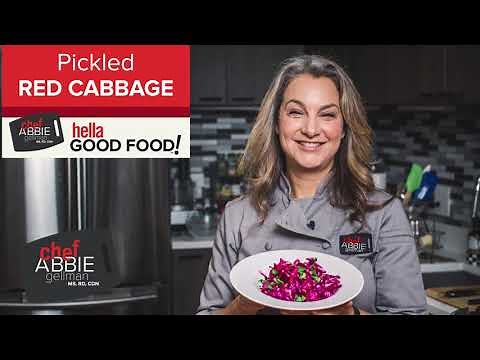 Seriously EASY Pickled Red Cabbage - At Home Pickling