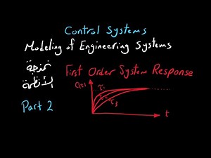 First Order System Response (Part 2) | Control Systems | شرح بالعربى