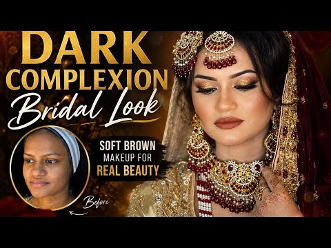 Dark Complexion Bridal Makeup Tutorial