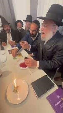 Havdala après Chabbath, avec Rabbi Avraham Yehoudayoff, petit-fils de Baba Salé