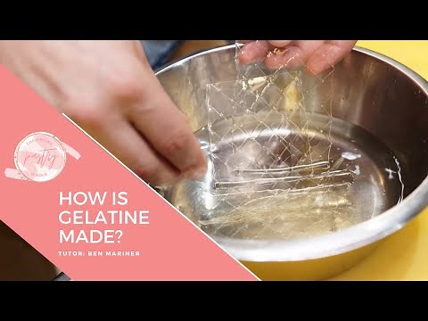 how is gelatine made? - The process of making gelatine sheets - Titanium bronze, silver and gold