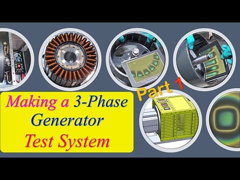 How to Test a 3-Phase Permanent Magnet Generator with a Synchronous Motor | DIY Test System (Part 1)