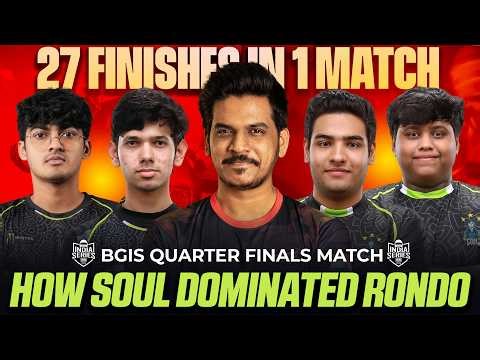 How Team SOUL Dominated 27 Finishes in Rondo Map | BGIS Quarter Finals