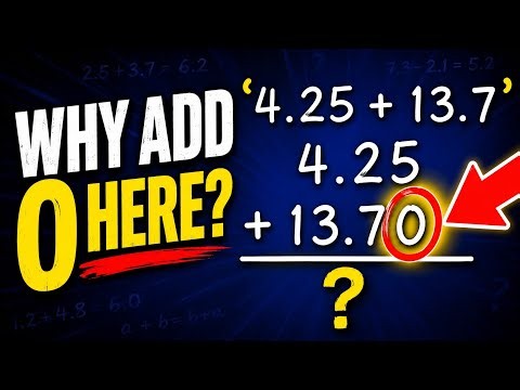 Easy Way to Add Decimals Step by Step