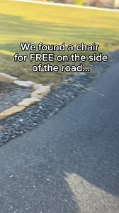 We found a chair on the side of the road… #freechair #thrifty | Juliet’s Finds