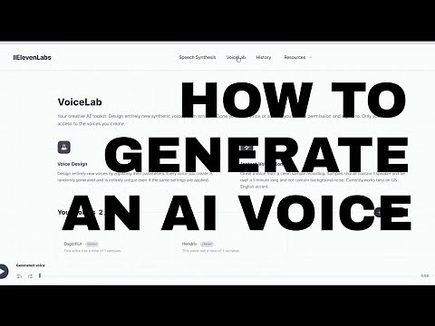 How to use Eleven Labs QUICK and EASY (Voiced by AI)