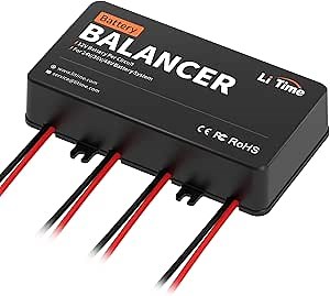 LiTime 48V Battery Equalizer, Active Balancer for 24V/36V/48V Bank, Supports for LiFePO4, Lead Acid, Gel, FLA, SLA Battery, Perfect for Home, RV, Solar, Trolling Motor, Off Grid