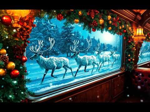 Magical Christmas Train Ride to Santa’s Glass Ornament Palace – Luxury Winter Fairytale! ❄️🎄