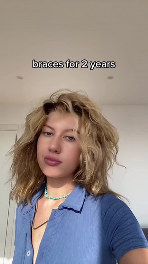 i forget to wear my retainers tho so they’re crooked at the bottom😭😭😭😭