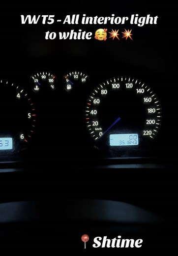 VW T5 - All interior light to white 📍Shtime 📞049-533-150 #golf #vw #vwt5 #bmw #foryoupage #golf7 #viral #golf4 #bmwe46 #passat #passatb5 #passat3c #golf5 #touran #caddy #bmwe90 #bmwe60 #bmwe71