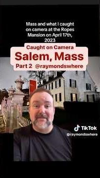 Part 2 Captured on Camera in Salem Mass #unexplained #caughtoncamara #salem #fyp