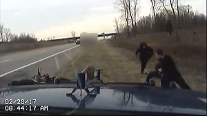 785K views · 2.5K reactions | Newly released dashcam video shows a police chase in Berrien Township that ended with a Michigan state trooper being attacked last month. Watch the full dashcam video and learn more about the two men who were arrested for assaulting Trooper Garry Guild: wndu.com/a?a=416637933 | WNDU | Facebook