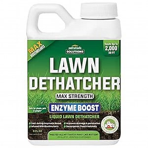 PetraTools Liquid Dethatcher, Lawn Dethatcher & Aerator, Grass Dethatcher & Thatch Rake Alternative, Thatch Remover, Liquid Thatch Remover, Lawn Dethatch Product, Lawn Dethatching Solutions (8 Oz)