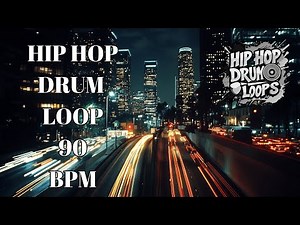 90 BPM Hip Hop Drum Loop – Classic Boom Bap Groove