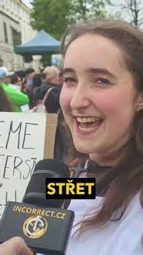 Jde o přírodu, ne o dotace, myslí si slečna z demonstrace