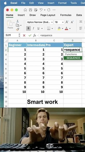 Serial Number in Excel 🔢🔥 | Beginner to Expert Trick!