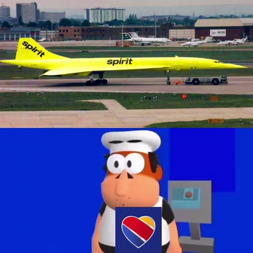 Spirit Concorde go crazy 💀💀💀 #fyp #aviation #avitok #avtok #aviationtok #fypシ #fypシ゚viral #blowthisup #spirit #conrode #supersonic #flight #pilot #fying #airport #airlines #budget #airliners #commercialaviation