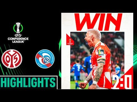 FSV Mainz vs Strasbourg (2-0) Highlights | Europa Conference League 26 | FSV Mainz - RCSA straßburg