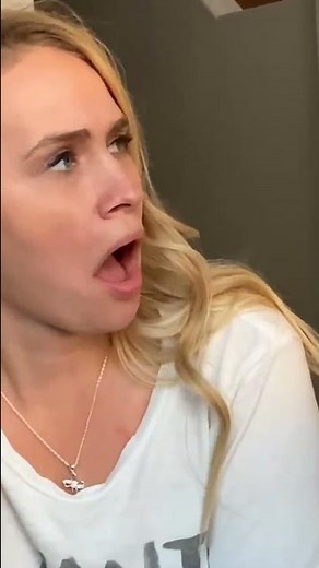 When it fell off she LOST IT 🤣
