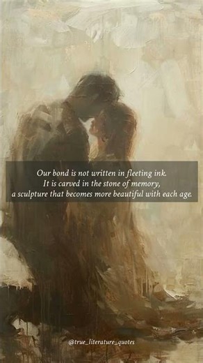 True connection is an eternal etching, deepening its beauty with time.